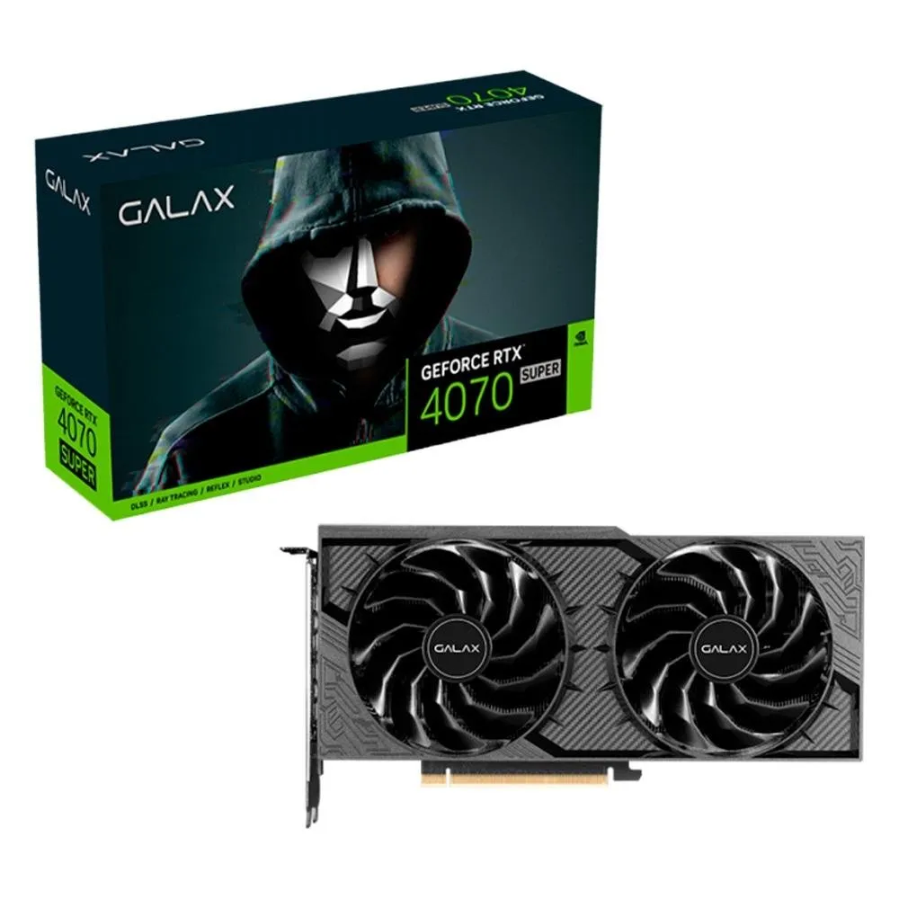 [Primeira Compra]Placa De Vdeo Rtx 4070 Super 1-Click Oc 2x Teclab Lite Galax Nvidia Geforce - 47som7mdabcd